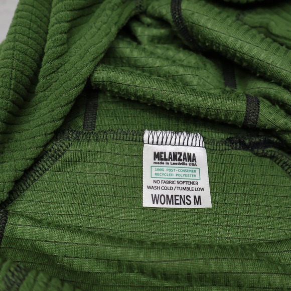 Melanzana Micro Grid Dress Womens Medium V2 Ivy Fleece Hood Long Sleeve Outdoor - Picture 6 of 11